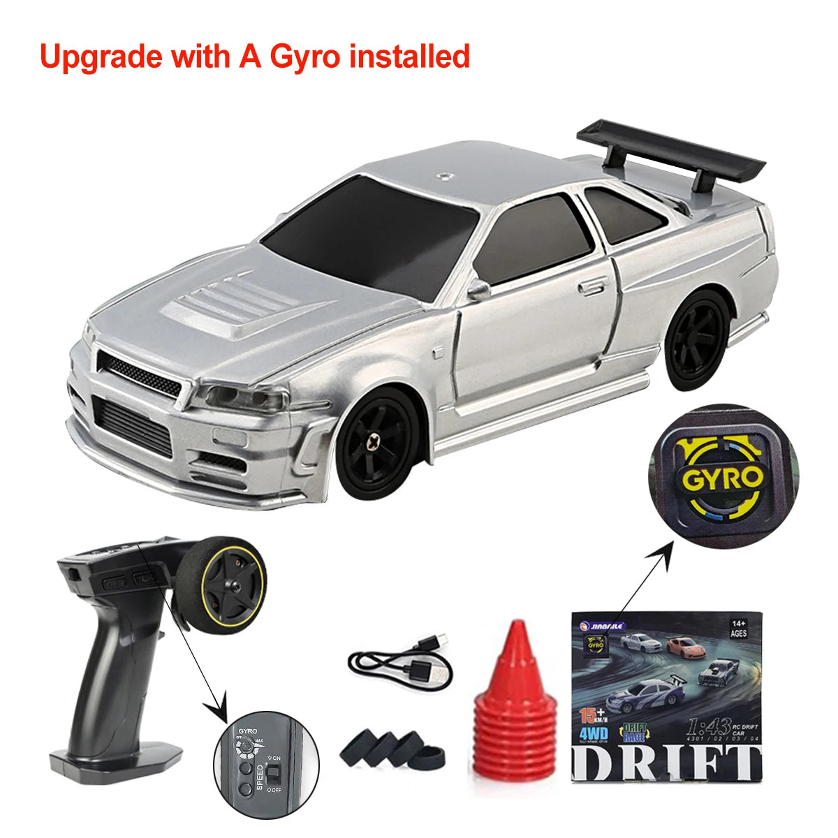 ZOOMIEZ™ 1:43 Rc Drift Cars